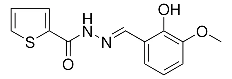 Sigma-Aldrich THIOPHENE-2-CARBOXYLIC ACID (2-HYDROXY-3-METHOXY-BENZYLIDENE)-HYDRAZIDE,AldrichCPR