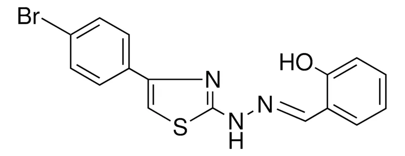 Sigma-Aldrich 2-((4-(4-BROMO-PHENYL)-THIAZOL-2-YL)-HYDRAZONOMETHYL)-PHENOL,AldrichCPR