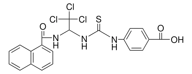 Sigma-Aldrich 4-(3-(TRICHLORO-1-((NAPHTHALENE-1-CARBONYL)-AMINO)-ET)-THIOUREIDO)-BENZOIC ACID,AldrichCPR