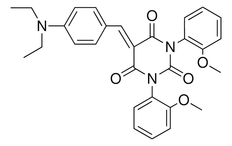 Sigma-Aldrich 5-(4-DIETHYLAMINO-BENZYLIDENE)-1,3-BIS-(2-MEO-PHENYL)-PYRIMIDINE-2,4,6-TRIONE，AldrichCPR