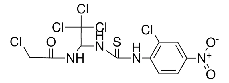 Sigma-Aldrich 2-CL-N-(2,2,2-TRICHLORO-1-(3-(2-CL-4-NITRO-PHENYL)-THIOUREIDO)-ETHYL)-ACETAMIDE，AldrichCPR