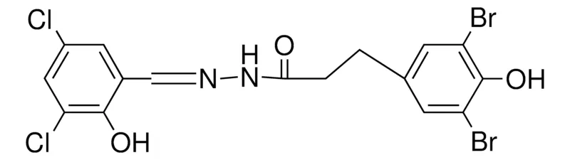 Sigma-Aldrich 3,5-DIBROMO-4-HYDROXYHYDROCINNAMIC ACID (3,5-DICHLOROSALICYLIDENE)-HYDRAZIDE,AldrichCPR