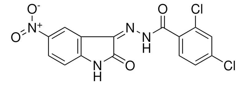 Sigma-Aldrich 2,4-DICHLORO-BENZOIC ACID (5-NITRO-2-OXO-1,2-DIHYDRO-INDOL-3-YLIDENE)-HYDRAZIDE，AldrichCPR
