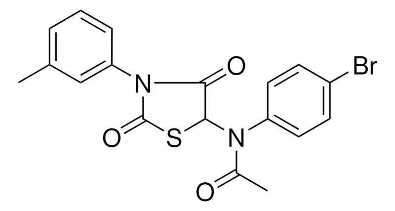 Sigma-Aldrich N-(4-BROMO-PHENYL)-N-(2,4-DIOXO-3-M-TOLYL-THIAZOLIDIN-5-YL)-ACETAMIDE,AldrichCPR