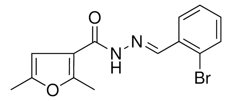 Sigma-Aldrich 2,5-DIMETHYL-FURAN-3-CARBOXYLIC ACID (2-BROMO-BENZYLIDENE)-HYDRAZIDE,AldrichCPR