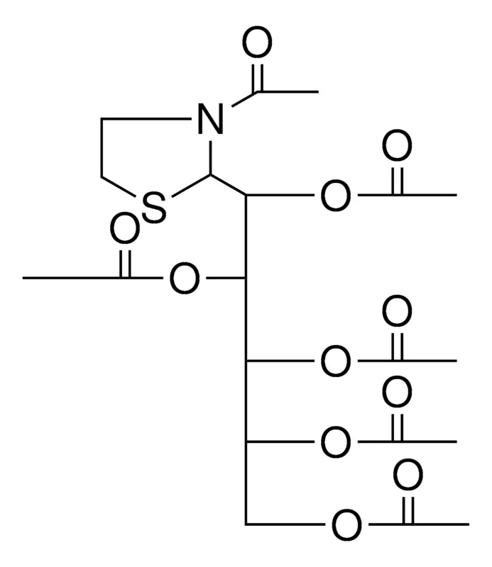 Sigma-Aldrich ACETIC ACID 2,3,4-TRIACETOXY-1-(ACO-(3-AC-THIAZOLIDIN-2-YL)-METHYL)-BUTYL ESTER,AldrichCPR