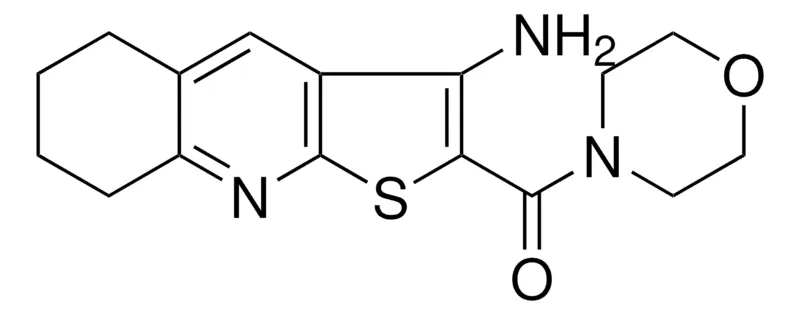 Sigma-Aldrich 2-(4-MORPHOLINYLCARBONYL)-5,6,7,8-TETRAHYDROTHIENO(2,3-B)QUINOLIN-3-AMINE,AldrichCPR