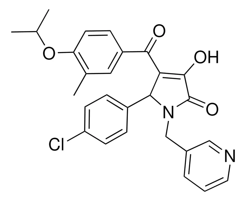 Sigma-Aldrich 5-(4-CHLOROPHENYL)-3-HYDROXY-4-(4-ISOPROPOXY-3-METHYLBENZOYL)-1-(3-PYRIDINYLMETHYL)-1,5-DIHYDRO-2H-PYRROL-2-ONE,AldrichCPR