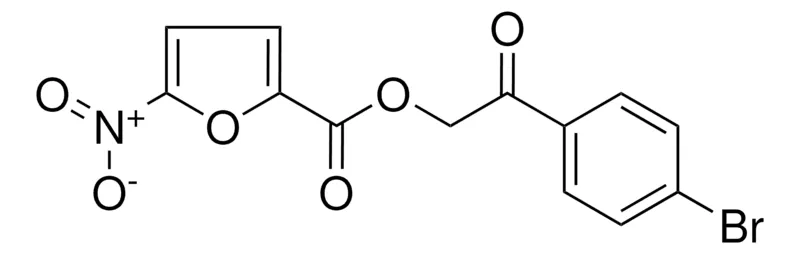 Sigma-Aldrich 5-NITRO-FURAN-2-CARBOXYLIC ACID 2-(4-BROMO-PHENYL)-2-OXO-ETHYL ESTER,AldrichCPR