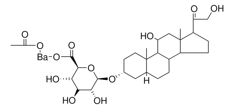 Sigma-Aldrich 11-BETA,21-DI-HO-20-OXO-5-BETA-PREGNAN-3-A-YL-BETA-D-GLUCURONIDE, BARIUM SALT,AldrichCPR