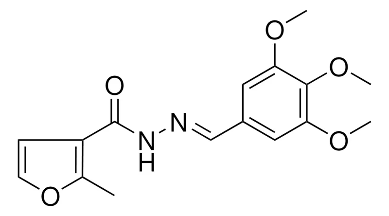 Sigma-Aldrich 2-METHYL-FURAN-3-CARBOXYLIC ACID (3,4,5-TRIMETHOXY-BENZYLIDENE)-HYDRAZIDE,AldrichCPR