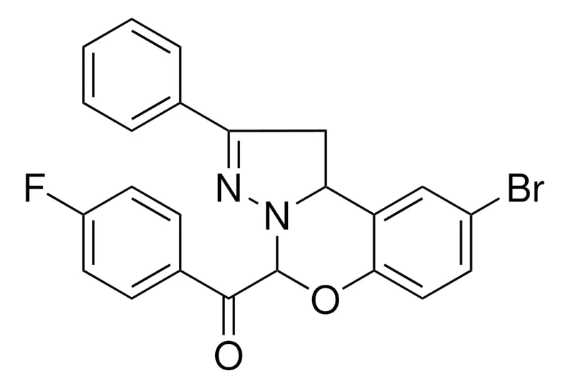 Sigma-Aldrich (9-BROMO-2-PHENYL-1,10B-DIHYDROPYRAZOLO[1,5-C][1,3]BENZOXAZIN-5-YL)(4-FLUOROPHENYL)METHANONE，AldrichCPR