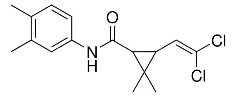 Sigma-Aldrich 3-(2,2-DICHLORO-VINYL)-2,2-DI-ME-CYCLOPROPANECARBOXYLIC ACID (3,4-DI-ME-PH)AMIDE,AldrichCPR