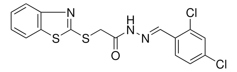 Sigma-Aldrich 2-(BENZOTHIAZOL-2-YLSULFANYL)-ACETIC ACID (2,4-DICHLORO-BENZYLIDENE)-HYDRAZIDE,AldrichCPR