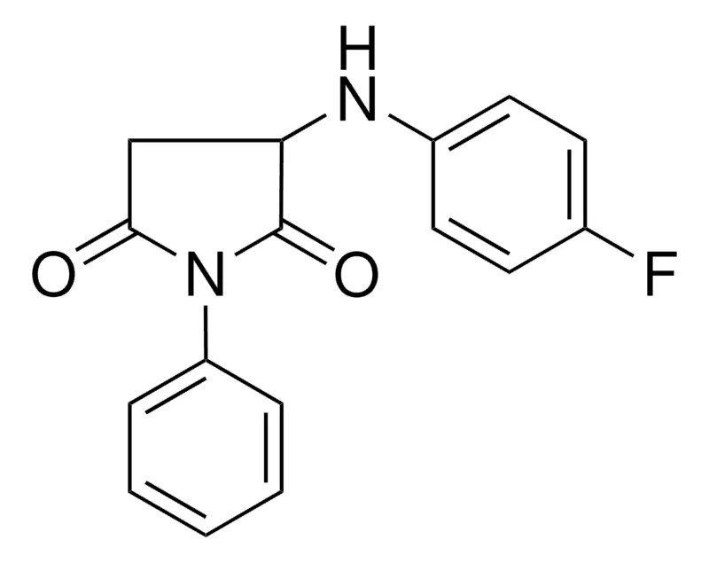 Sigma-Aldrich 3-(4-FLUORO-PHENYLAMINO)-1-PHENYL-PYRROLIDINE-2,5-DIONE,AldrichCPR
