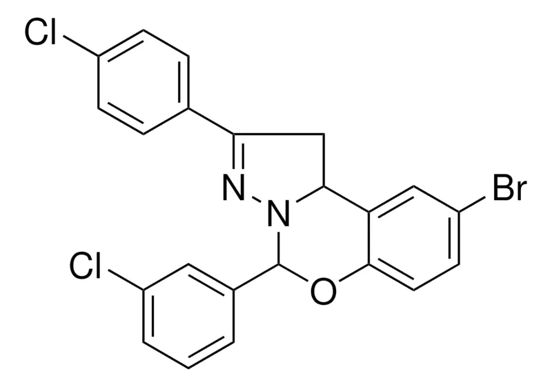 Sigma-Aldrich 8-BR-4-(3-CL-PH)-2-(4-CL-PH)-1,9B-2H-5-OXA-3,3A-DIAZA-CYCLOPENTA(A)NAPHTHALENE,AldrichCPR