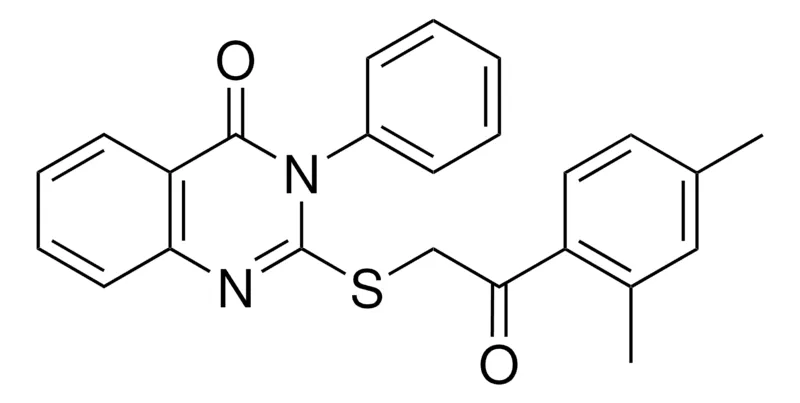 Sigma-Aldrich 2-((2-(2,4-DIMETHYLPHENYL)-2-OXOETHYL)THIO)-3-PHENYL-4(3H)-QUINAZOLINONE,AldrichCPR