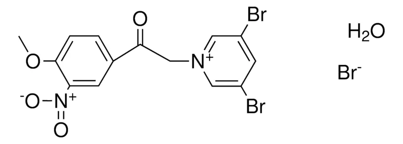 Sigma-Aldrich 3,5-DIBROMO-1-(2-(4-METHOXY-3-NITRO-PH-2-OXO-ETHYL)-PYRIDINIUM, BROMIDE HYDRATE,AldrichCPR