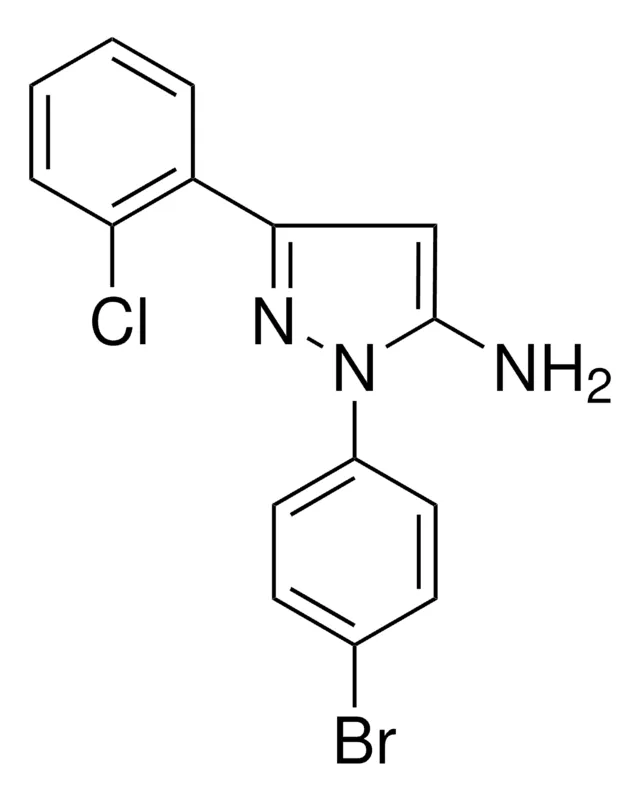 Sigma-Aldrich 1-(4-BROMOPHENYL)-3-(2-CHLOROPHENYL)-1H-PYRAZOL-5-AMINE,AldrichCPR