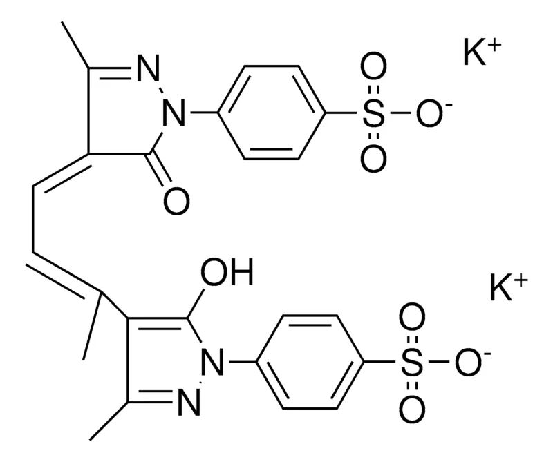 Sigma-Aldrich HYDROXY-ME-(HSO3-PH)PYRAZOLYLBUTENYLIDEN-DI-H-ME-OXO-PYRAZOLYL-PH-SO3H, 3K SALT,AldrichCPR
