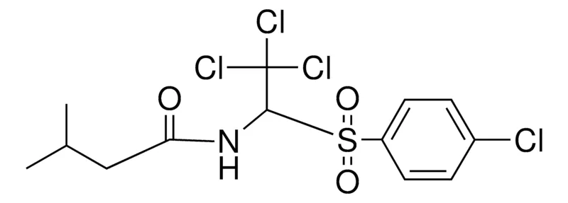 Sigma-Aldrich 3-METHYL-N-(2,2,2-TRICHLORO-1-(4-CHLORO-BENZENESULFONYL)-ETHYL)-BUTYRAMIDE,AldrichCPR
