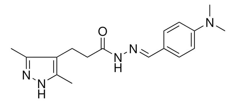 Sigma-Aldrich 3-(3,5-DI-ME-1H-PYRAZOL-4-YL)PROPIONIC ACID (4-DI-ME-AMINO-BENZYLIDENE)HYDRAZIDE,AldrichCPR