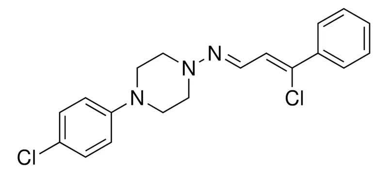 Sigma-Aldrich (3-CHLORO-3-PHENYL-ALLYLIDENE)-(4-(4-CHLORO-PHENYL)-PIPERAZIN-1-YL)-AMINE,AldrichCPR