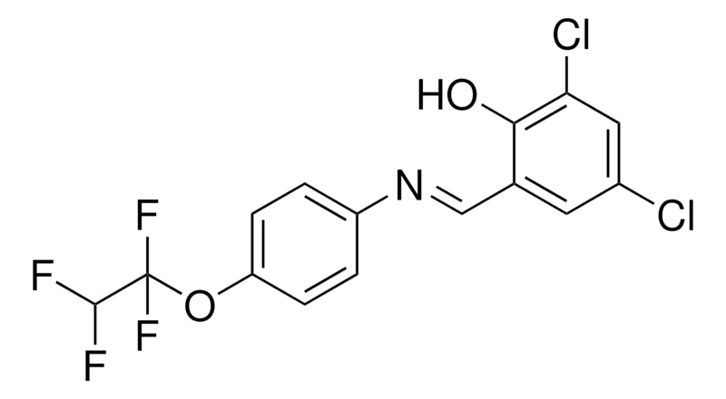 Sigma-Aldrich 2,4-DICHLORO-6-((4-(1,1,2,2-TETRAFLUORO-ETHOXY)-PHENYLIMINO)-METHYL)-PHENOL,AldrichCPR