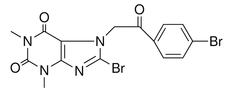 Sigma-Aldrich 8-BR-7-(2-(4-BR-PHENYL)-2-OXO-ETHYL)-1,3-DIMETHYL-3,7-DIHYDRO-PURINE-2,6-DIONE,AldrichCPR