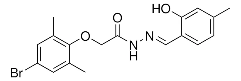 Sigma-Aldrich 2-(4-BR-2,6-DIMETHYL-PHENOXY)-ACETIC ACID (2-HO-4-METHYL-BENZYLIDENE)-HYDRAZIDE,AldrichCPR
