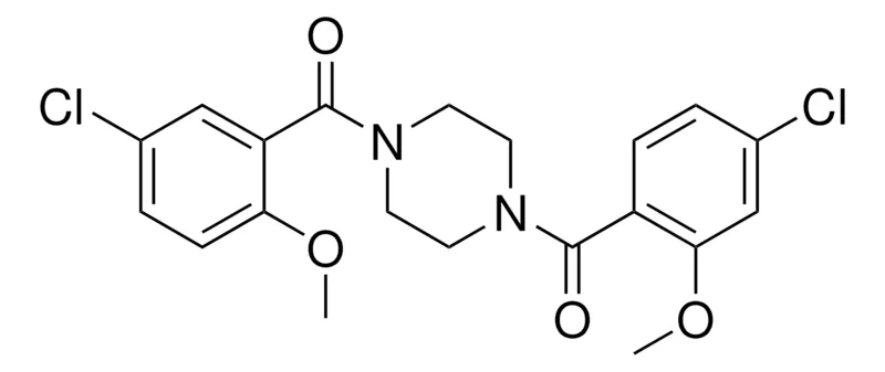Sigma-Aldrich (4-(4-CL-2-MEO-BENZOYL)-PIPERAZIN-1-YL)-(5-CHLORO-2-METHOXY-PHENYL)-METHANONE,AldrichCPR