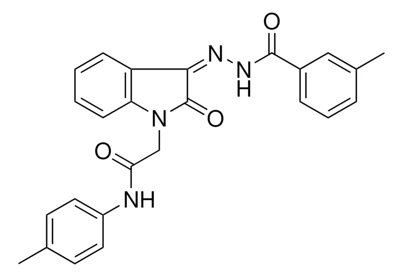 Sigma-Aldrich 2-(3-((3-ME-BENZOYL)-HYDRAZONO)-2-OXO-2,3-2H-INDOL-1-YL)-N-P-TOLYL-ACETAMIDE,AldrichCPR