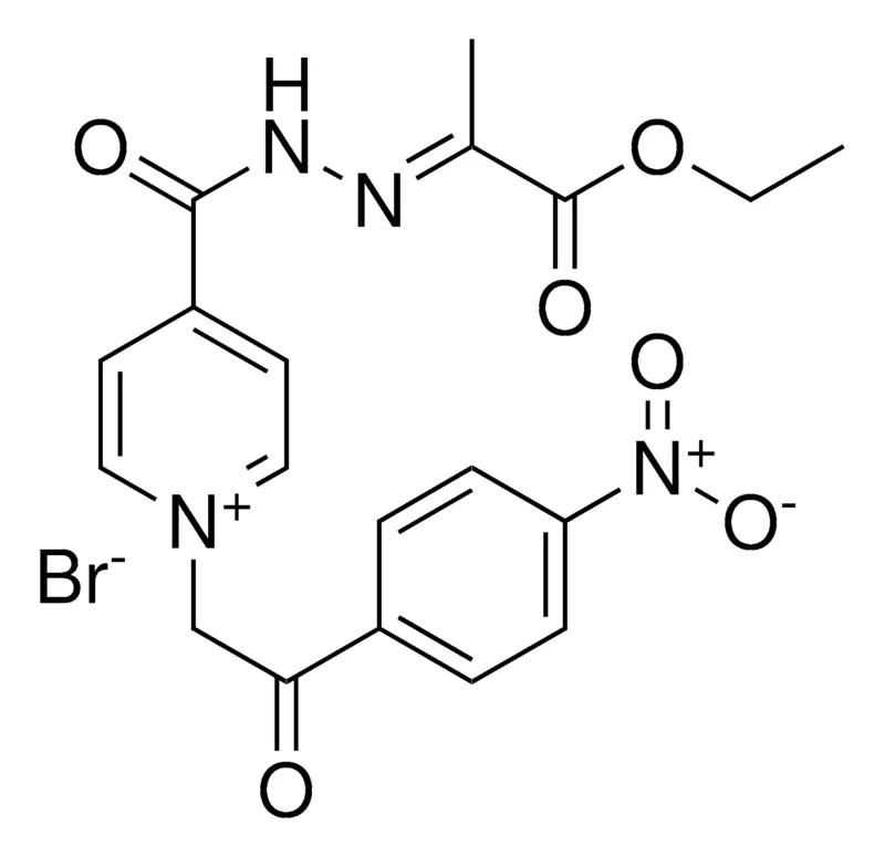 Sigma-Aldrich 4-{[(2E)-2-(2-ETHOXY-1-METHYL-2-OXOETHYLIDENE)HYDRAZINO]CARBONYL}-1-[2-(4-NITROPHENYL)-2-OXOETHYL]PYRIDINIUM BROMIDE，AldrichCPR