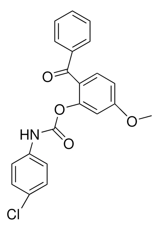 Sigma-Aldrich 2-BENZOYL-5-METHOXYPHENYL N-(4-CHLOROPHENYL)CARBAMATE,AldrichCPR