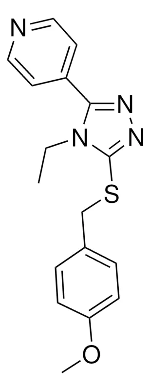 Sigma-Aldrich 4-(4-ETHYL-5-((4-METHOXYBENZYL)THIO)-4H-1,2,4-TRIAZOL-3-YL)PYRIDINE，AldrichCPR