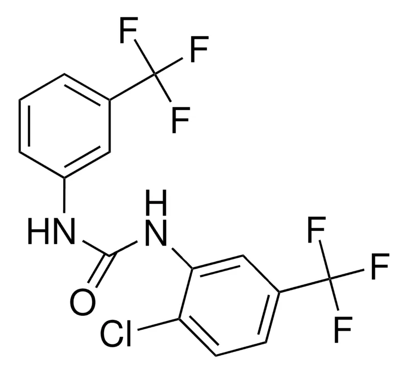 Sigma-Aldrich 1-(2-CHLORO-5-(TRIFLUOROMETHYL)PHENYL)-3-(3-(TRIFLUOROMETHYL)PHENYL)UREA，AldrichCPR