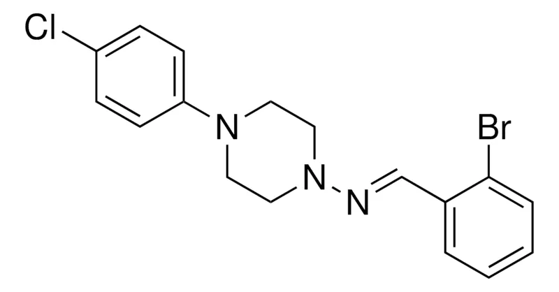 Sigma-Aldrich (2-BROMO-BENZYLIDENE)-(4-(4-CHLORO-PHENYL)-PIPERAZIN-1-YL)-AMINE,AldrichCPR