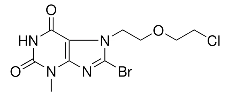 Sigma-Aldrich 8-BROMO-7-(2-(2-CHLORO-ETHOXY)-ETHYL)-3-METHYL-3,7-DIHYDRO-PURINE-2,6-DIONE,AldrichCPR