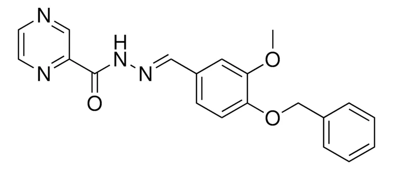Sigma-Aldrich PYRAZINE-2-CARBOXYLIC ACID (4-BENZYLOXY-3-METHOXY-BENZYLIDENE)-HYDRAZIDE,AldrichCPR