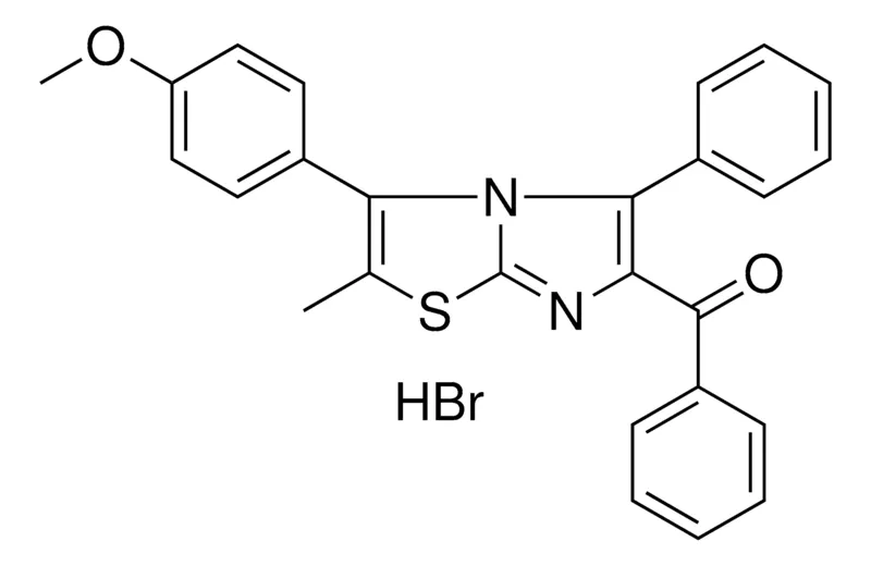 Sigma-Aldrich (3-(4-MEO-PH)-2-ME-5-PH-IMIDAZO(2,1-B)THIAZOL-6-YL)-PH-METHANONE, HYDROBROMIDE,AldrichCPR