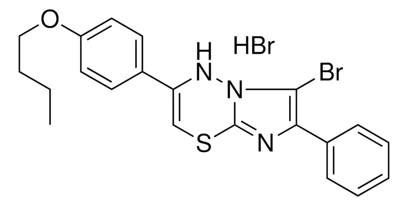 Sigma-Aldrich 6-BR-3-(4-BUTOXY-PH)-7-PHENYL-4H-IMIDAZO(2,1-B)(1,3,4)THIADIAZINE, HYDROBROMIDE,AldrichCPR