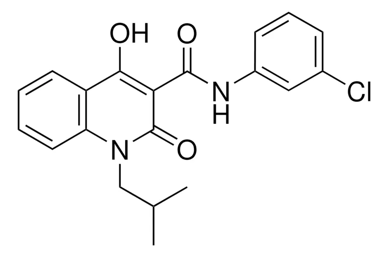 Sigma-Aldrich 4-HO-1-ISOBUTYL-2-OXO-1,2-2H-QUINOLINE-3-CARBOXYLIC ACID (3-CHLORO-PHENYL)-AMIDE,AldrichCPR