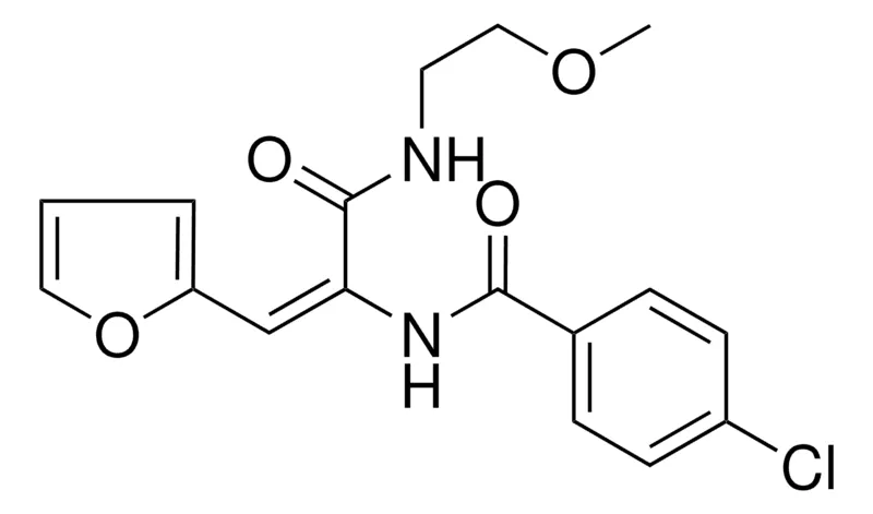 Sigma-Aldrich 4-CHLORO-N-(2-FURAN-2-YL-1-(2-METHOXY-ETHYLCARBAMOYL)-VINYL)-BENZAMIDE,AldrichCPR