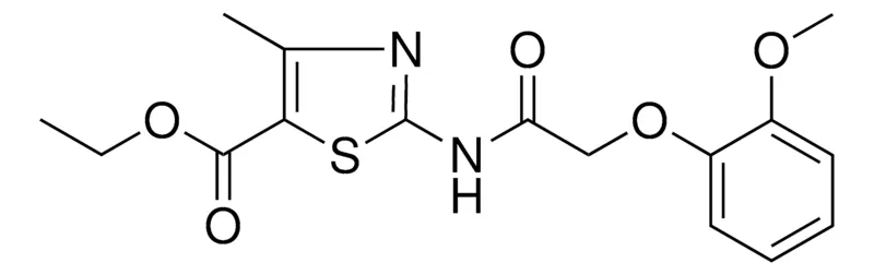 Sigma-Aldrich ETHYL 2-(((2-METHOXYPHENOXY)ACETYL)AMINO)-4-METHYL-1,3-THIAZOLE-5-CARBOXYLATE,AldrichCPR