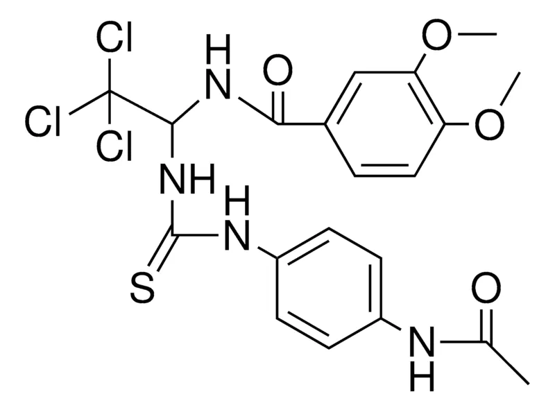 Sigma-Aldrich N-(1-(3-(4-ACETYLAMINO-PH)-THIOUREIDO)-2,2,2-TRICHLORO-ET)-3,4-DI-MEO-BENZAMIDE,AldrichCPR