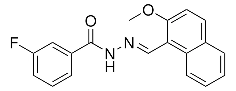Sigma-Aldrich 3-FLUORO-BENZOIC ACID (2-METHOXY-NAPHTHALEN-1-YLMETHYLENE)-HYDRAZIDE,AldrichCPR