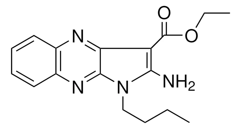 Sigma-Aldrich 2-AMINO-1-BUTYL-1H-PYRROLO(2,3-B)QUINOXALINE-3-CARBOXYLIC ACID ETHYL ESTER,AldrichCPR