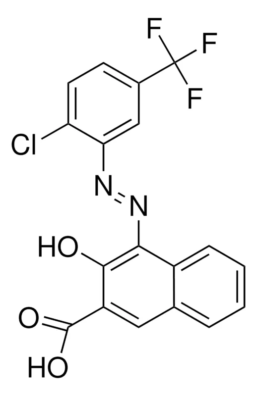 Sigma-Aldrich 4-(2-CHLORO-5-(TRIFLUOROMETHYL)PHENYLAZO)-3-HYDROXY-2-NAPHTHOIC ACID,AldrichCPR