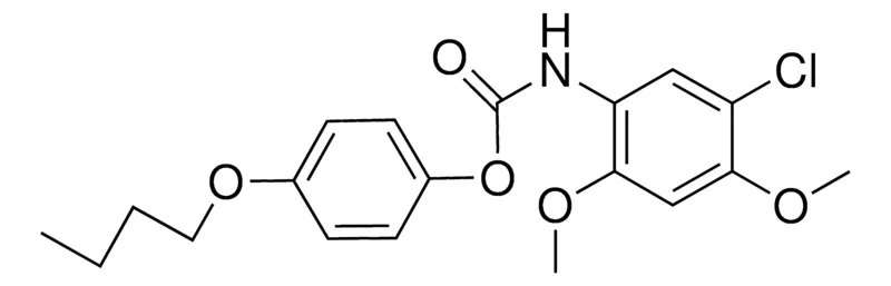 Sigma-Aldrich 4-BUTOXYPHENYL N-(5-CHLORO-2,4-DIMETHOXYPHENYL)CARBAMATE，AldrichCPR