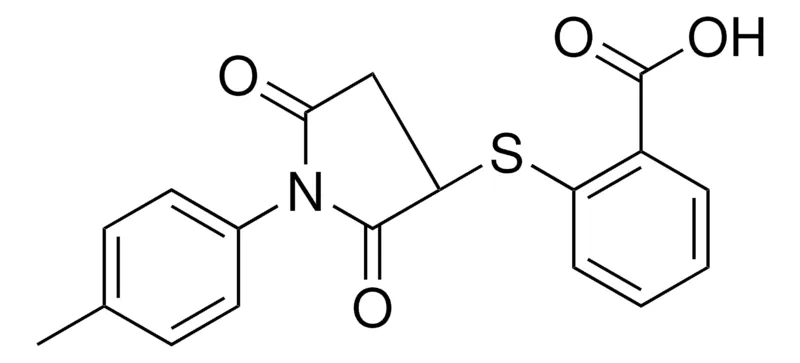 Sigma-Aldrich 2-(2,5-DIOXO-1-P-TOLYL-PYRROLIDIN-3-YLSULFANYL)-BENZOIC ACID,AldrichCPR